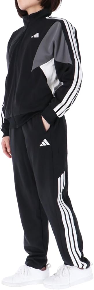 Amazon | [アディダス] ジャージ レディース 上下セット TEAM 3