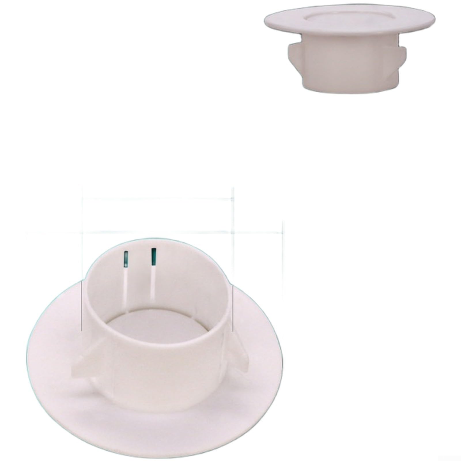Cubierta de agujero de pared e inserto decorativo para tapa de tubo de aire acondicionado