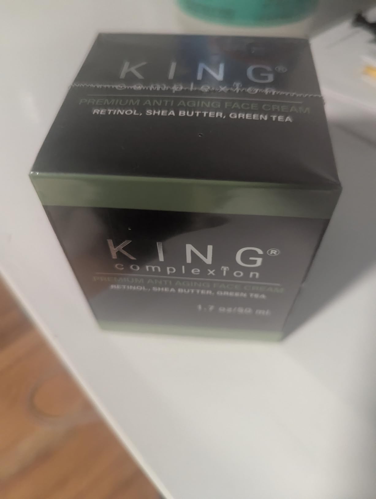 KING Complexion Mens Anti Aging Face Cream with Retinol – Organic Skin Care Face Moisturizer with Shea Butter – Non Greasy – Clean Ingredients, Lightweight – All Skin Types – Black Owned (1.7 oz)