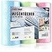 Produktbild com-four® 150x Putztücher auf Rolle - Reinigungstücher für Küche, Bad und Haushalt - Mehrzweck-Lappen in DREI Farben - Putzlappen (0150 Blatt - 20x40cm - 3 Farben)