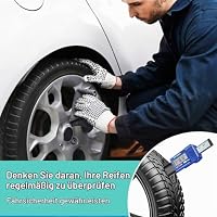 RUIZHI Reifen Profiltiefenmesser Reifenprofilmesser Auto Profilmesser Digital Tiefenmesser LCD Display 0–25.4 mm Motorrad Messchieber für PKW, Vans, LKW (Blau) – Ansicht 8