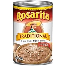 Traditional Refried Beans, 16 oz. Pack of 6