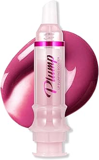 Erinde Lip Plumper Gloss, Natural Ginger Lip Plumping Booster Lip Plumping Oil, Ultra-Hydrating & Nourishing Plump Lip Plumper, Glossy Finish Fuller Lip Plumping Lip Gloss for Women Girls, G03