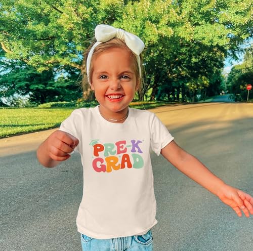 Pre-K Graduation Shirt: Toddler Girls Boys Last Day of School T-Shirt Kids 2025 Preschool Graduation Gift Tops2