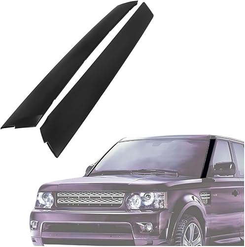 Miniatura 10 de HECASA Moldura de pilar A para parabrisas compatible con Land Rover Range Rover 2003-2012 Reemplazo para DCB500172PNP Panel de moldura de ventana