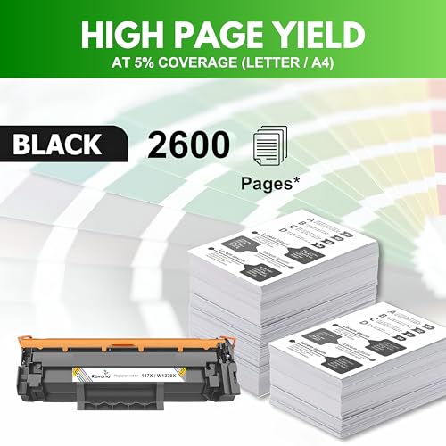 Image of 137X / W1370X Compatible Toner Cartridge for HP Laser Printer M208dw M233dw M233sdn M233sdw (137X / W1370X Toner Pack of 1)
