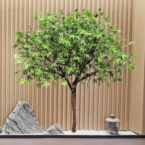 Árboles Artificiales para decoración del hogar en Interiores, arces Artificiales, árbol Floral Realista, Base de Hierro Resistente, para Restaurante Centro Comercial,3mx2.5m
