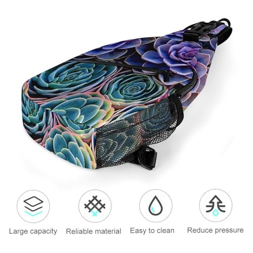 Mochila Sling Crossbody para senderismo y viaje miniatura 5