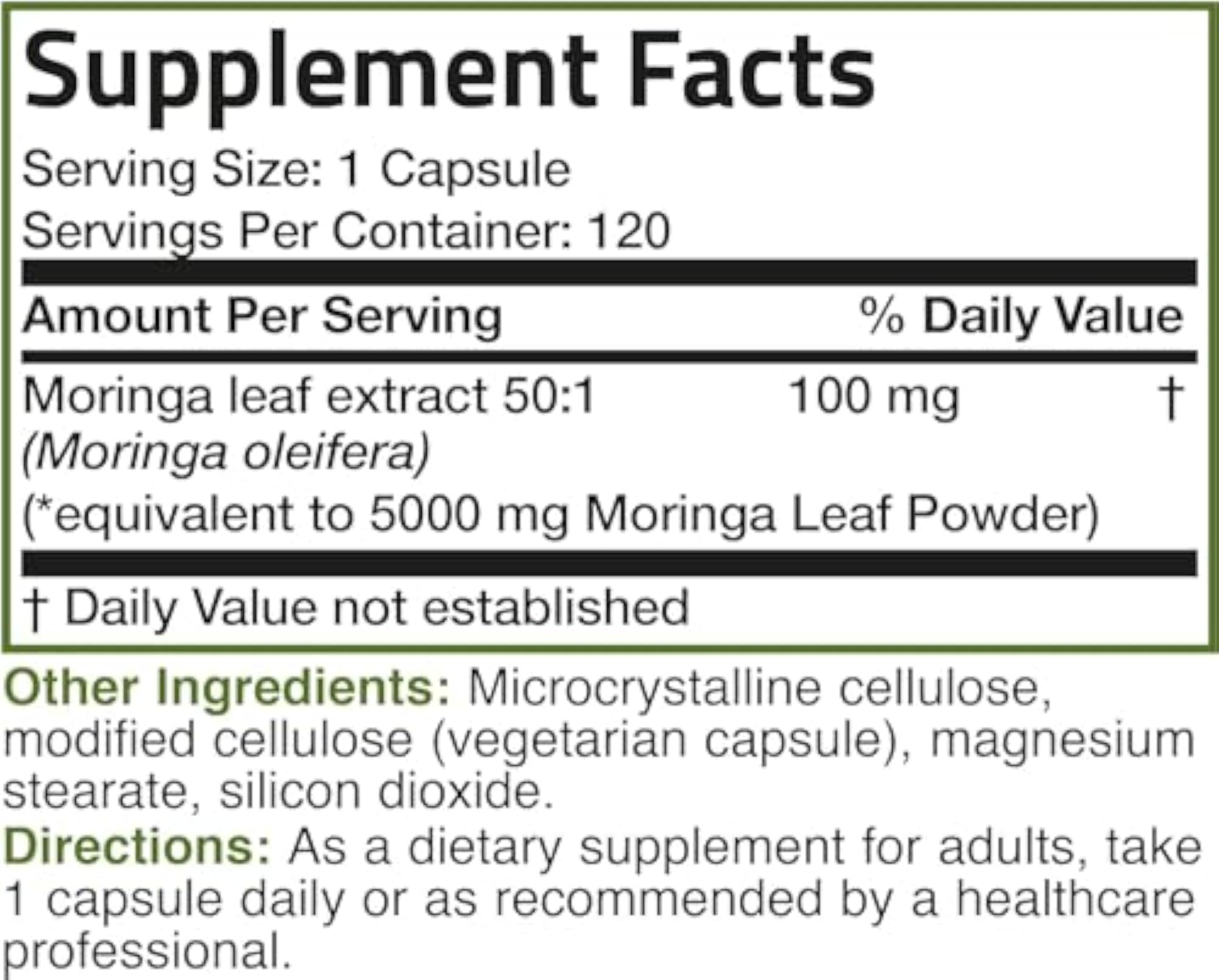 Witfy Moringa Extra Strength Capsules