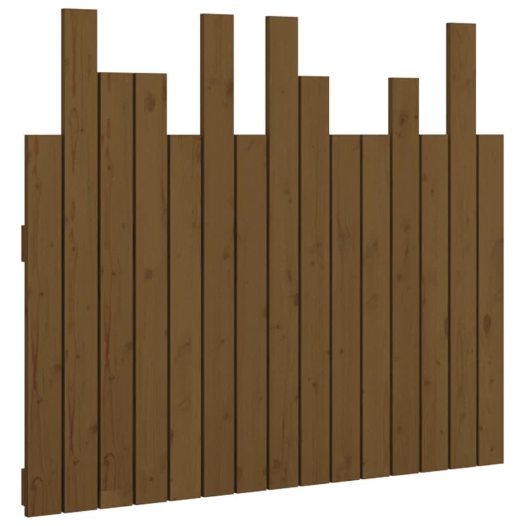 824786 Testiera da Parete Ambra 95,5x3x80 cm in Legno Massello di Pino Testata in Legno,Testata Letto Matrimoniale Muebles Dormitorio Spalliera Letto Testiere per Letto Matrimoniale