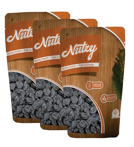 Image of Nutzy Premium Raisins (Black Raisins / Kali Darakh, 750g)
