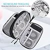 GWAWG 2PCS Double-Layer Electronics Accessories Bag Organiser, Universal Carry Travel Gadget Bag, Waterproof Cable Organiser Bag for Man Women #4