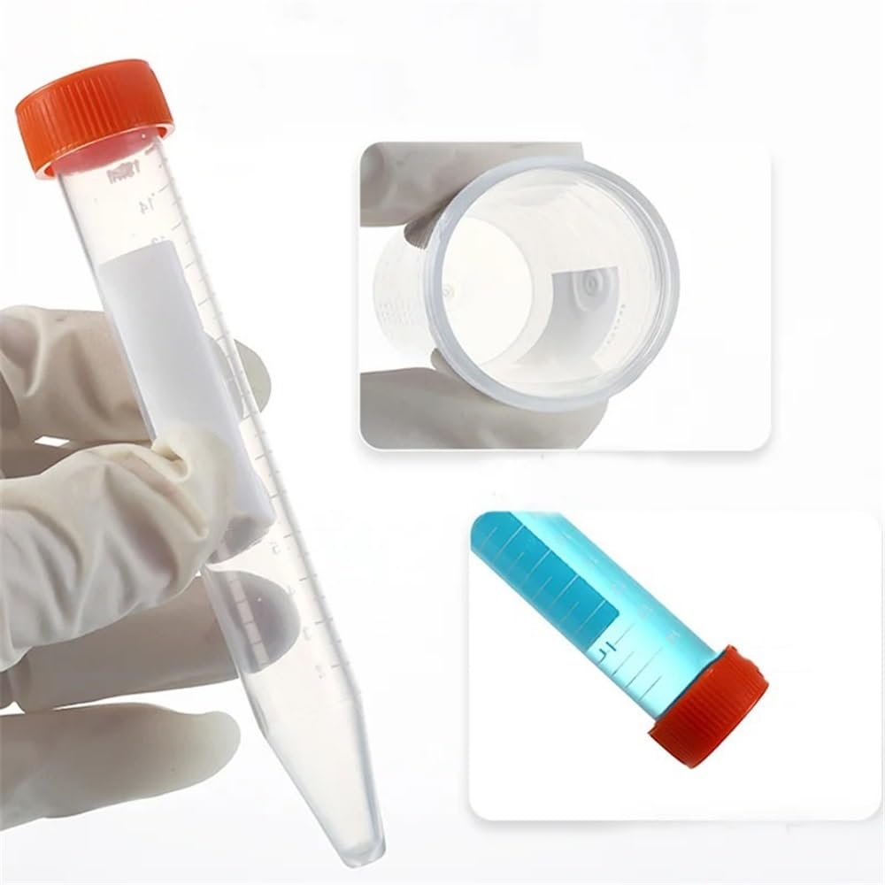 Attrezzature e forniture di laboratorio Contenitore da laboratorio for provette centrifuga in plastica 15 ml, 20, 50 e 100 con bilancia senza Provetta