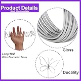 Zoom IMG-1 filo e alluminio 3mm x10m Zoom IMG-1 filo e alluminio 3mm x10m