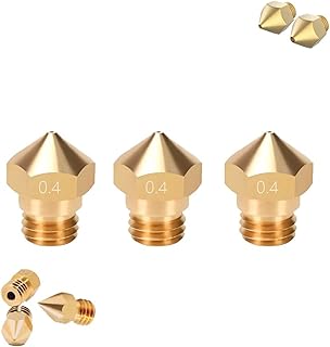 Nozzle Brass MK10 Nozzle 0.2mm 0.4mm 0.6mm 0.8mm 1.0mm Copper M7 1.75mm Thread Nozzles Compatible with Extrusion Filament 3D Printers Parts (Size : 1 pc 1.0mm)