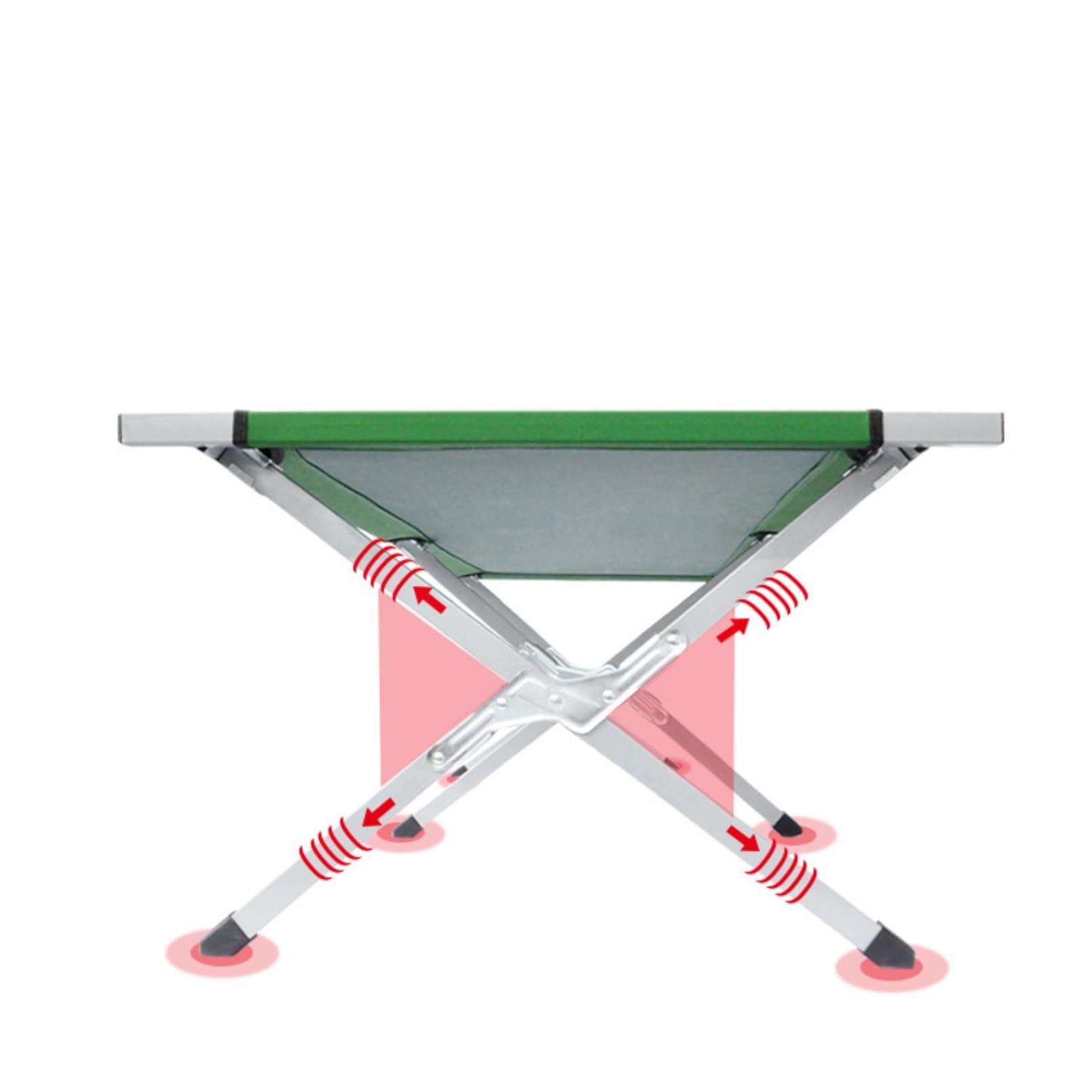 Portable Folding Bed for Outdoor & Home Use - Leisure Bed with