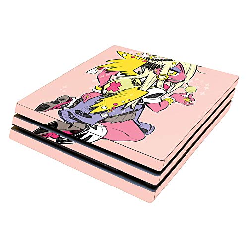 MightySkins Skin Compatible with Sony PS4 Pro Console - Grungy Angel | Protective, Durable, and Unique Vinyl Decal wrap Cover | Easy to Apply, Remove, and Change Styles | Made in The USA