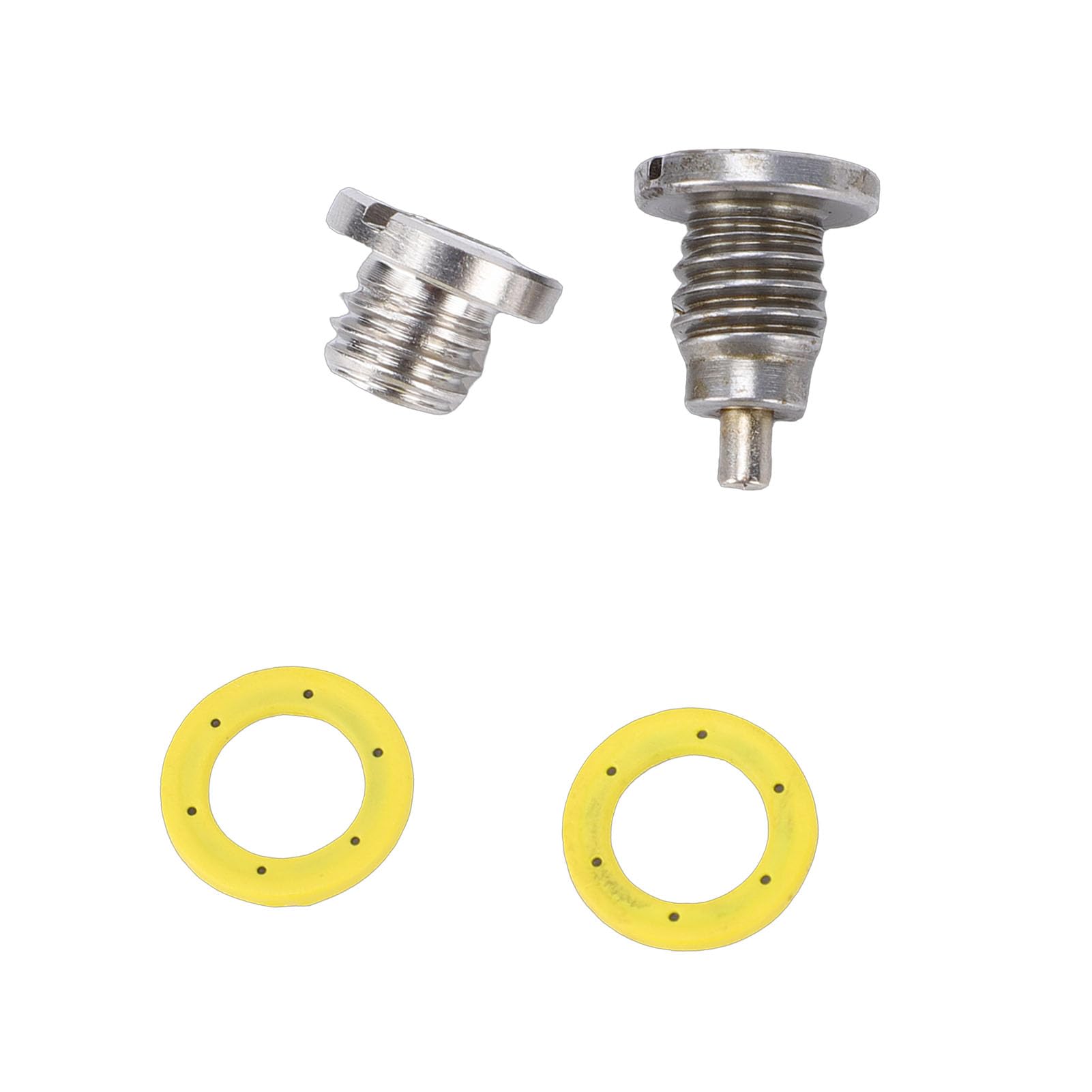Tnfeeon Juego de Tapones de Repuesto de Tornillos de Metal para Fuerabordas Mariner 22-8M0058389 10-79953Q04 Fácil Instalación y Mantenimiento Drenaje de Caja de Engranajes Marinos Tapón de Drenaje