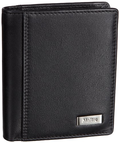 Preisvergleich Produktbild Maitre Herren Fusto Helge BillFold SV5 Geldbörsen, Schwarz (black), 9x11x1 cm