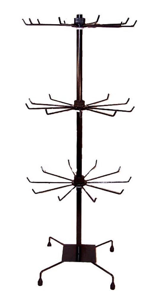 Amazon.com: Deluxe 29 Inch Black Spinning 3 Levels Counter Display