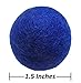 Earthtone Solutions Wool Cat Balls - Safe Silent Felt Ball Toys - Fun Colorful Soft Quiet Wool Kitty Toys - Unique for Cat Lovers - Hand Made in Nepal
