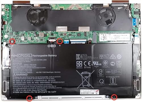 Image of CP03XL 11.55V 60.9Wh /5275mAh Laptop Battery Compatible with HP Spectre x360 13 Convertible PC 13-ae000 13-ae013dx 13-ae015dx 13-ae052nr 13-ae040ng Series HSTNN-LB8E 929066-421 929072-855