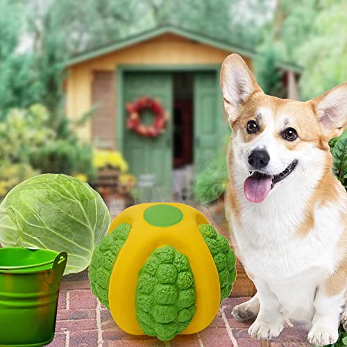 Image of EETOYS Petlicious and More Dog Latex Squeaky Melon Toy (Medium)