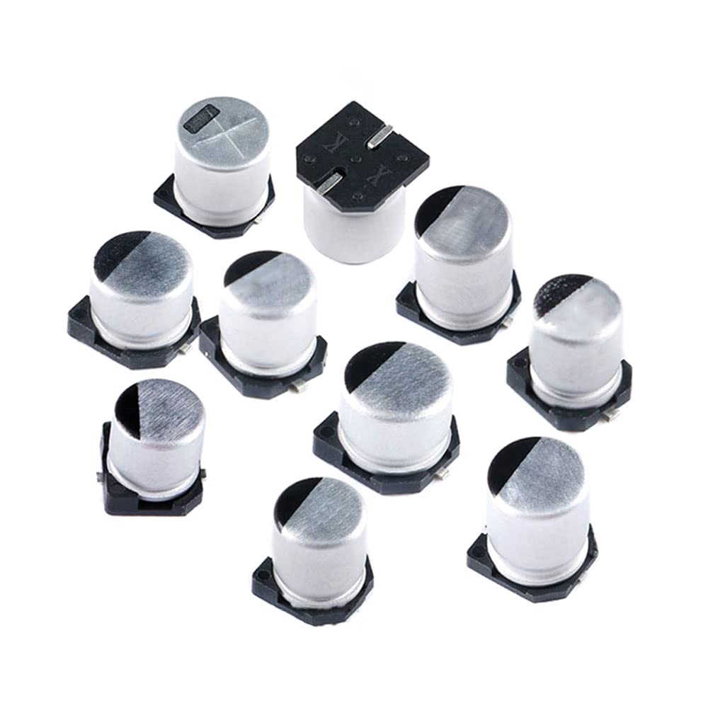 10pc SMD Aluminum Electrolytic Capacitor,50V 33UF
