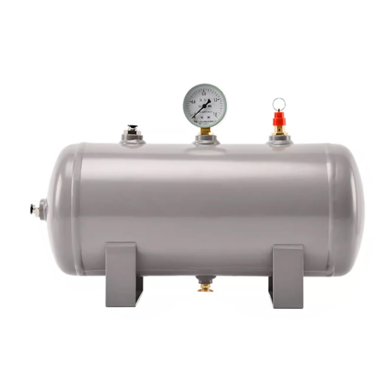 Amazon.com: RENLXFI Mini Small Portable Reservoir Air Tank 5 Litre, Carbon  Steel Horizontal Reserve Air Pressure Tank for Air Pump/Compressor,  Industrial Air Buffer Tanks with Pressure Switch(Deep Coffee) : Tools & Home