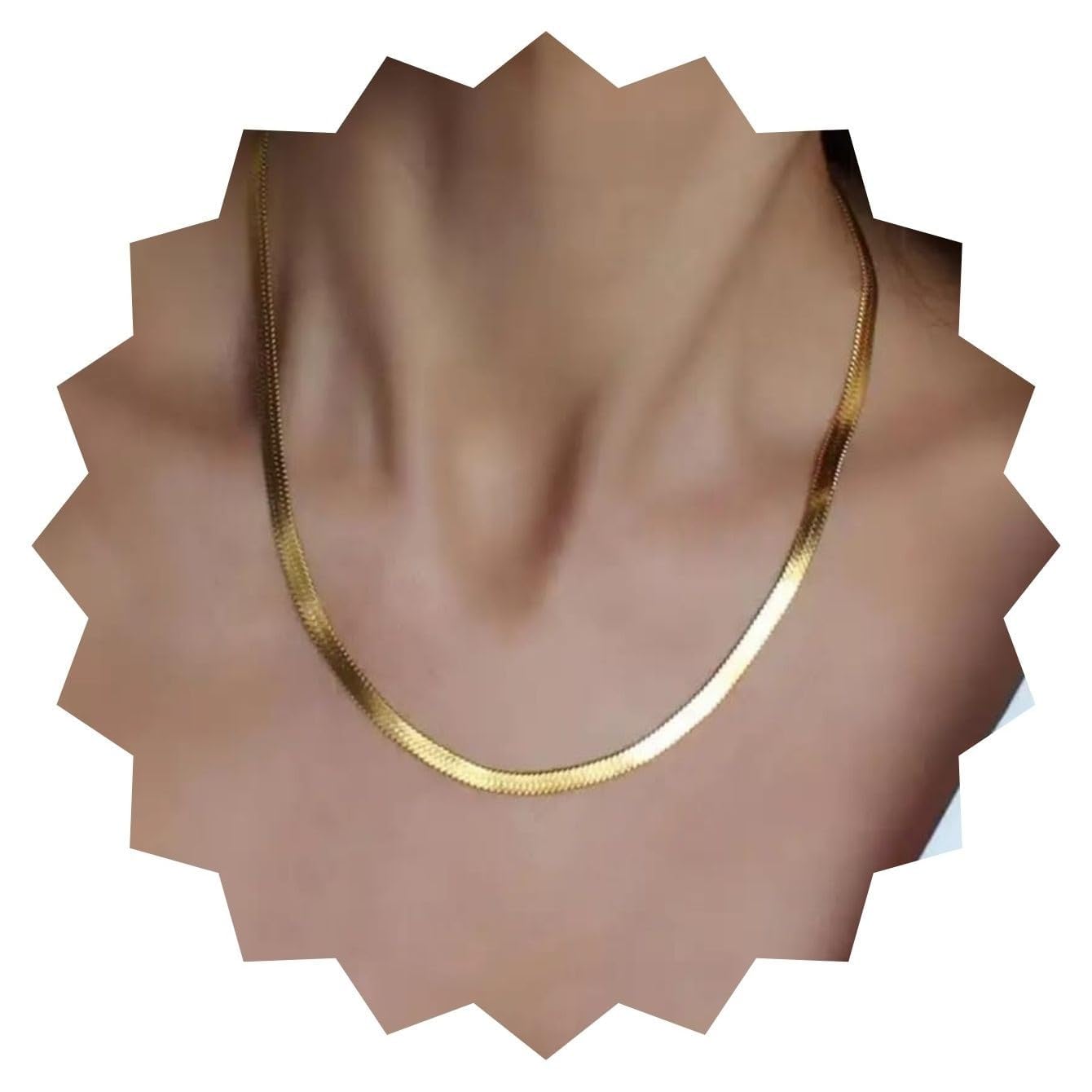 Anom.｜SV925 Navajo Chain Necklace 45cm Men Rhodium Chain Necklace