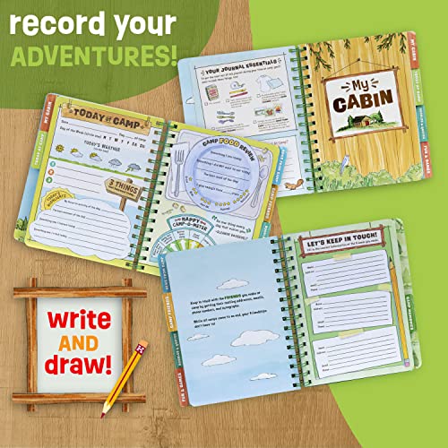 Peaceable Kingdom My Complete Summer Camp Journal For Kids – A Summer Camp Guided Activity And Reflection Book For Boys & Girls – 130 Pgs. Of Games, Ice-Breakers, Journal Entries & More! #TOP2