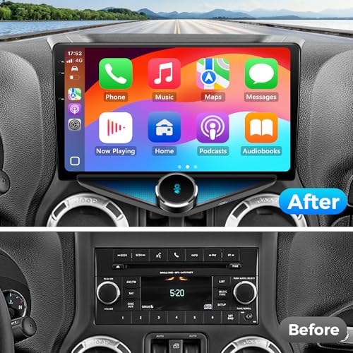 Radio para auto touchscreen 10.1 pulgadas Android 14 miniatura 2