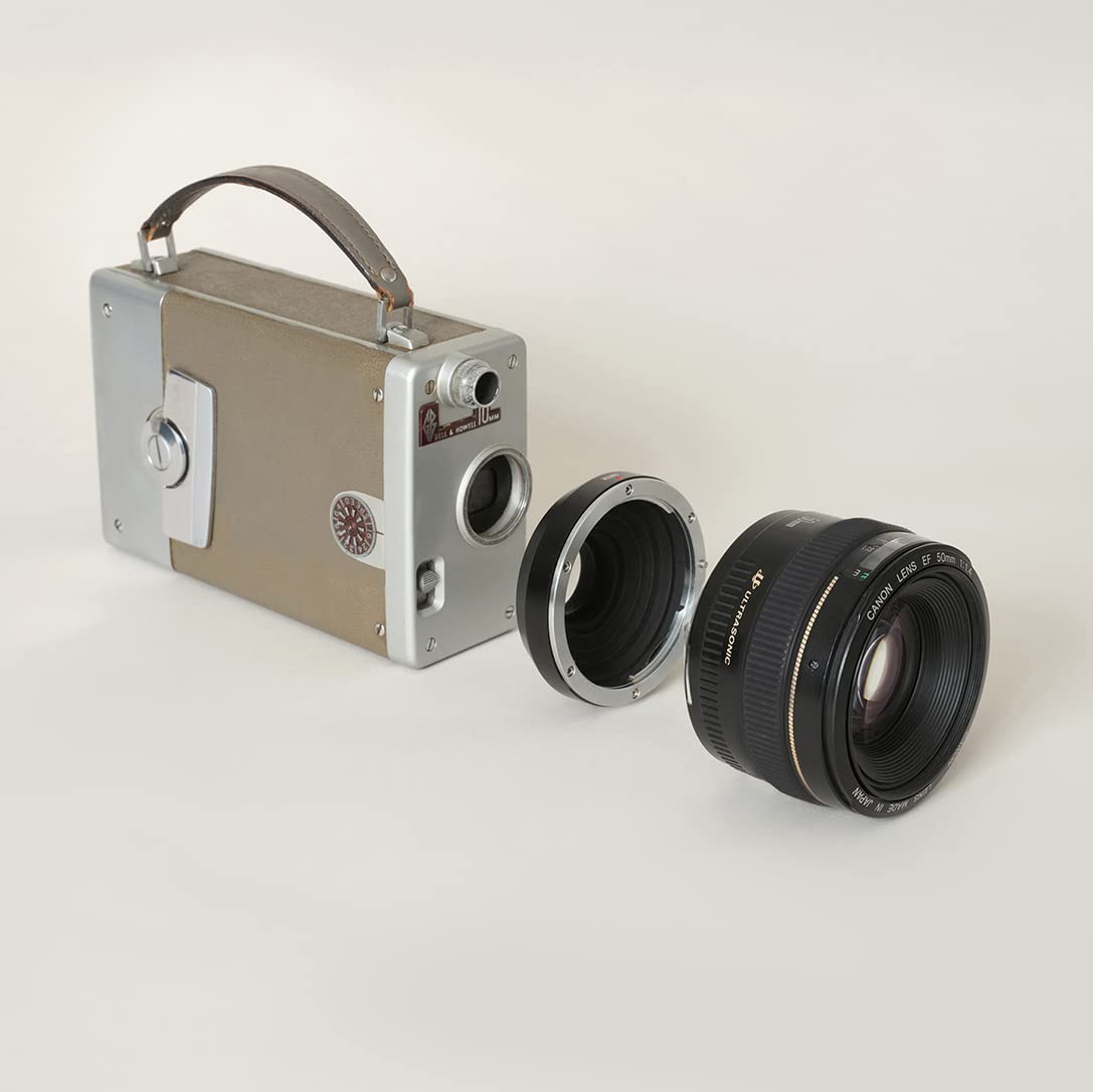 Urth Lens Mount Adapter: Compatible with EF lens to C-Mount Camera Body, Black, Canon EF/EF-S - Image 3