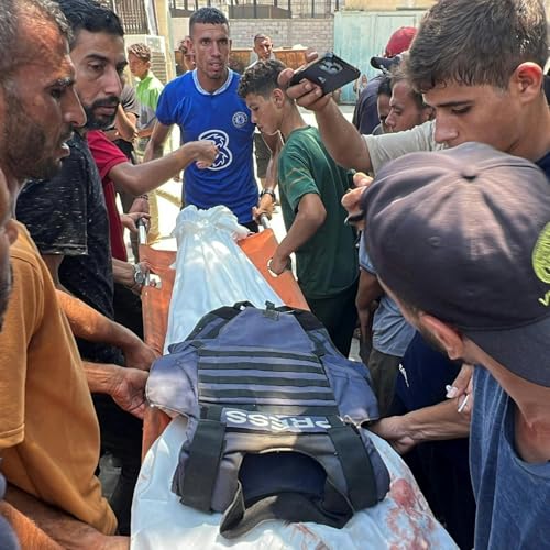 Gaza outcry, Fed firing, Intel and Tesla Podcast Por  arte de portada