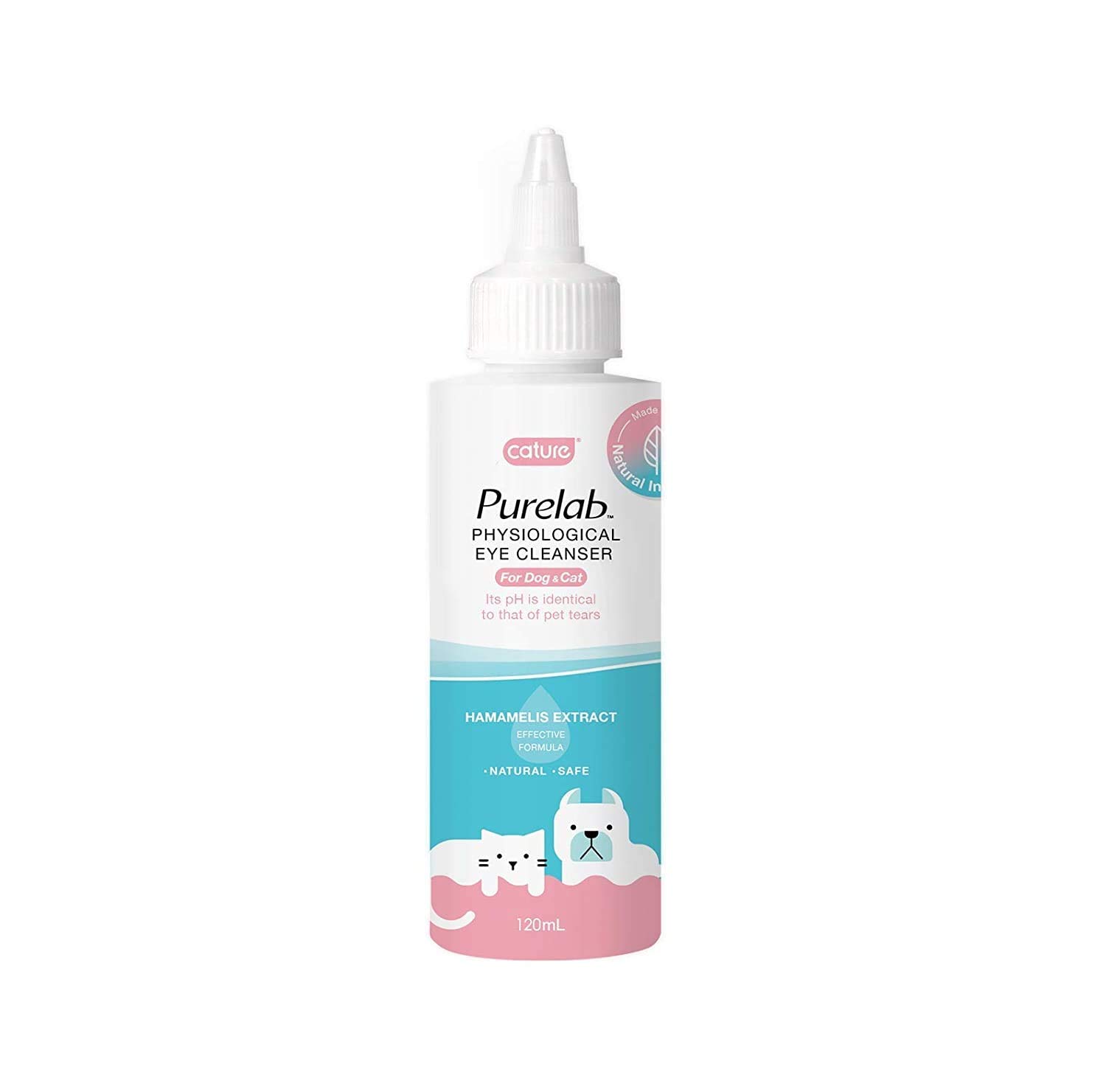 Cature Care by Nature Purelab Physiological Natural Eye Cleanser for Dog Cat 120 ml (B08T153VBM) Amazon Price History, Amazon Price Tracker
