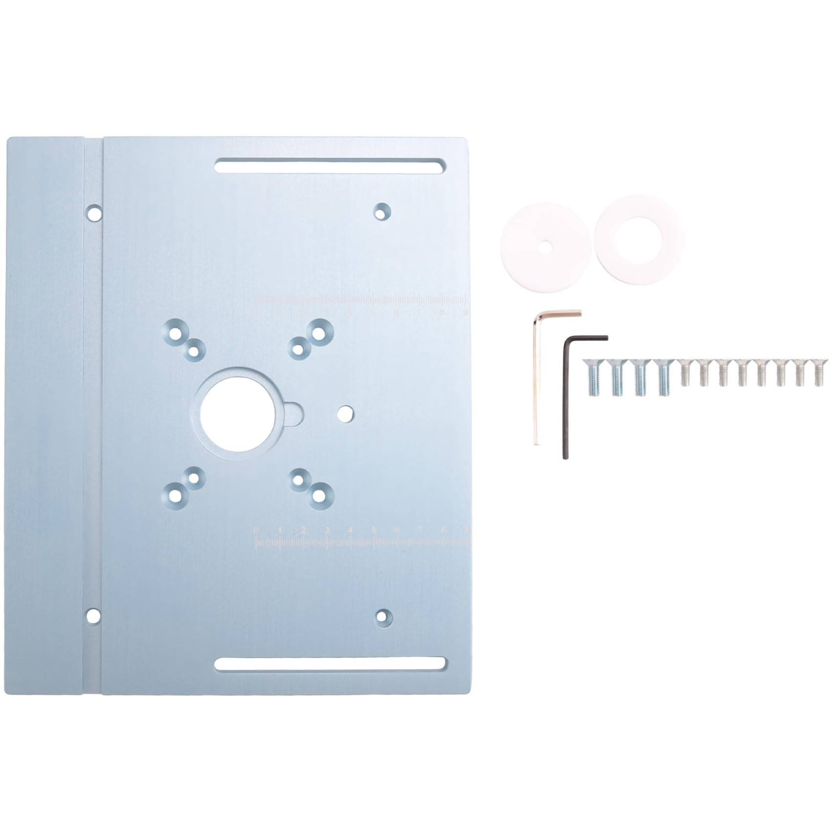 Littimoon Woodworking Trimmer Electric Wood Milling Flip Plate Flip-Chip Board for DIY Working Benche