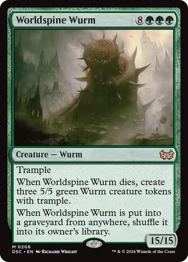 Amazon.com: Worldspine Wurm (206) MTG : Toys & Games