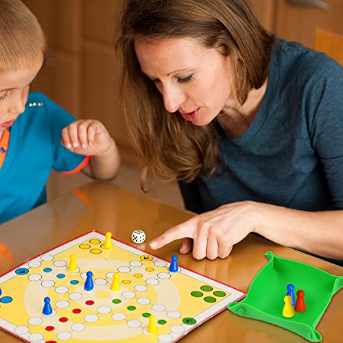 Collapsible Board Game Storage Bowls, Portable Folding Tray Accessory Holds Tabletop Bits, Components, Pieces, Dices For Classic & Modern Gaming, Rpg Roleplaying (5-Pack) (Basic Color) #TOP6