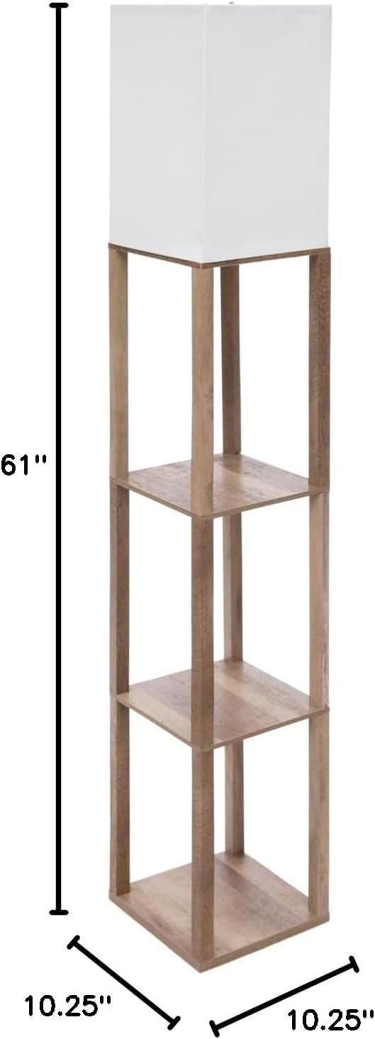 Hobby Lobby Etagere 61" Open Floor Lamp with Shelves