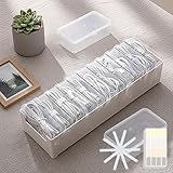 11 Case Cable Storage Box with Cable Straps and Label Stickers, Cord Organizer for Charging Cables, USB Wires, Earphones – Travel Cable Holder for Desk Drawer Organization (11 Cases + 11 Cable Straps)