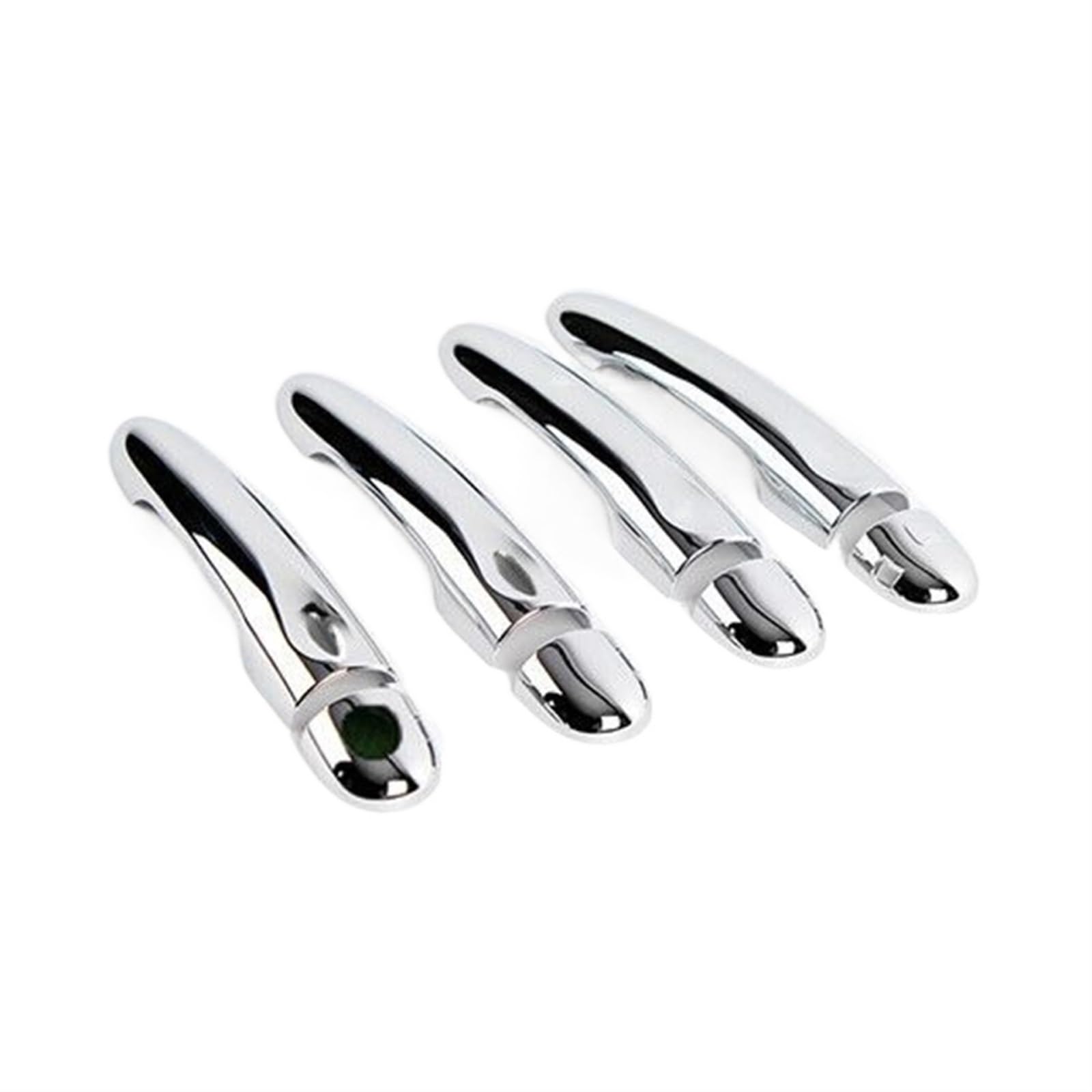 Drezzo Car Exterior Door Handle for Renault for Captur for Kaptur for Samsung QM3 2013-2018 Car Door Handle Cover Trim Set Sticker(4Dr 1 Key no Button)