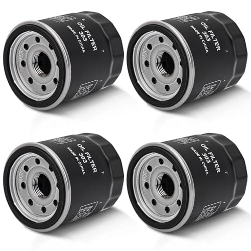 Image of 2520799 Oil Filter 3084963 16097-0008 for Polaris Sportsman 400 450 500 570 850 Ranger Hawkeye Scrambler 850 1000 XP 300 400 Magnum 325 425 500 (4 pcs)