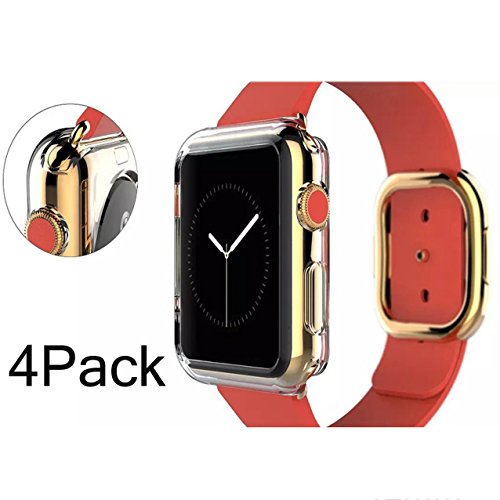 For Apple Watch Case 42mm CaseHQ Thinnest Most Lightweight Screen Protector Case Cover TPU Slim All- - //coolthings.us