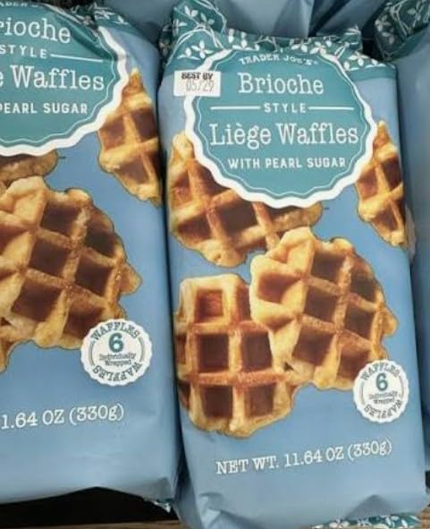 Trader Joe's Brioche Style Liège Waffles (2 paquetes)