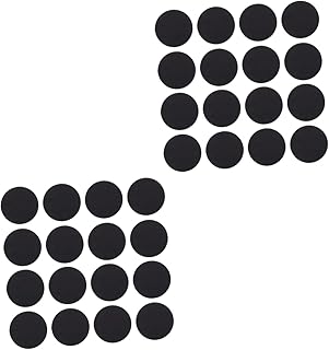 ibasenice 40 Pcs Hole Cover Plastic Bottom Stoppers Piggy Bank Plastic Stopper Round Bottom Covers Plastic Mason Jar Lids Piggy Bank Accessories Coin Bank Stoppers Black Plaster Plugs