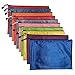 10Pcs Waterproof Zipper File Bags-A4 Size Oxford Office Filing Documents Storage Folder, Cosmetics Offices Supplies Travel Accessories Pouch- 10 Colors