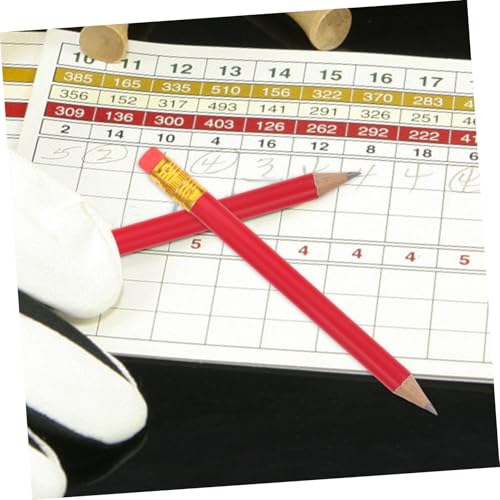 72 lápices rojo HB con borrador para escribir y dibujar miniatura 4