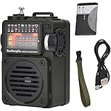 Oikabio Radio Player -700,FM/AM/SW/Full Band Reception, Airband Radio Support Bluetooth, TF Card Playback B - Image 1