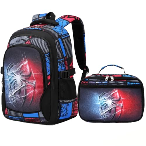 Image of Ladyzone Camo School Backpack Lunch Box Set Lightweight Schoolbag Travel Camp Outdoor Daypack