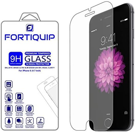 iPhone 6 Premium HD Clear Ballistic Tempered Glass Screen Protector [Best Lifetime Warranty] Best 9H Screen Protection from Scratches, Chips, Drops, Impacts, Fingerprints. 99% HD Clarity & Touch Accuracy. Anti-Peel Round Edge. Perfect Fit for Apple iPhone 6 (4.7" ONLY). Protect Your Investment & Maximize Your Resale Value